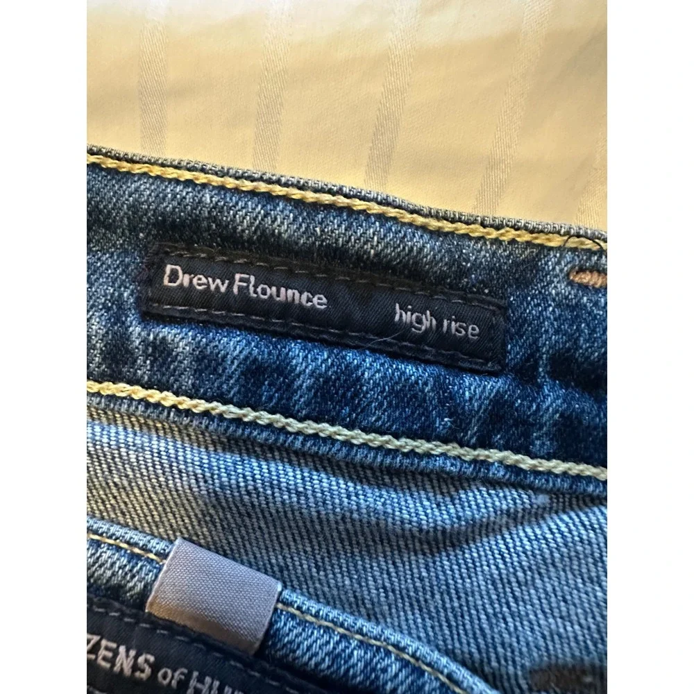 Citizens of Humanity Drew Flounce‎ High Rise Crop Flare Jeans - Size 28